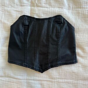 Edikted Black Denim Top
